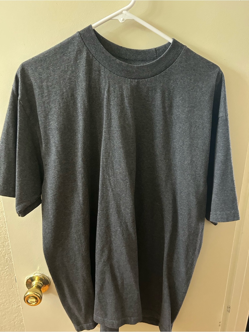 Men's Short Sleeve Crew Neck T-Shirt - Dark Gray